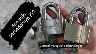 (REVIEW - BUKAN TEST) Gembok American Secure dan Gembok Sherlock Anti Rust Apa Saja Perbedaannya ???