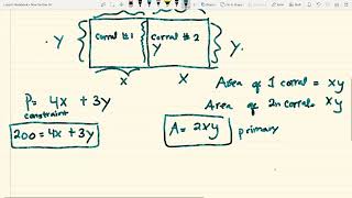 Ex) 5 Optimization Word Problem