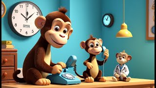 Five Little Monkeys Jumping on the Bed | Fun Counting Song for Kids | Nursery Rhymes \u0026 Kids Songs