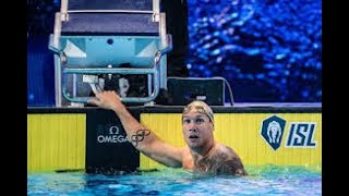 Caeleb Dressel And Emre Sakci Battling in 50m Breaststroke Skins Race