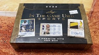 Opening a box of 2022 Leaf in the Game Used!  Huge HOF autos!