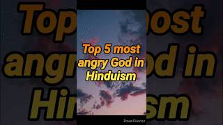 Top 5 most angry God in Hinduism.  #shorts #ytshorts #sanatandharma #religion #hindu #world #god