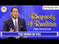 The Word in You | 17th February, 2025 | Rhapsody of Realities Daily Devotional