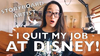 WHY I QUIT MY JOB AT DISNEY (Storyboard Artist)