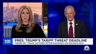 Peter Navarro on President Trump's tariff threat deadline: Let's see what happens