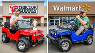 I Bought The MOST EXPENSIVE Mini JEEP From Tractor Supply and Walmart!! (FAST)