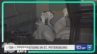 Preparations underway in St. Pete amid threat of severe storms