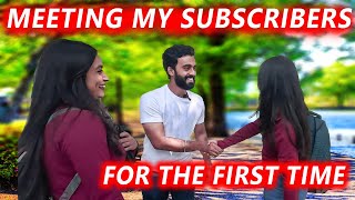 Meeting🤝 My SUBSCRIBERS😍 For the First Time🥳🤩 ||  1 Joint Kannada