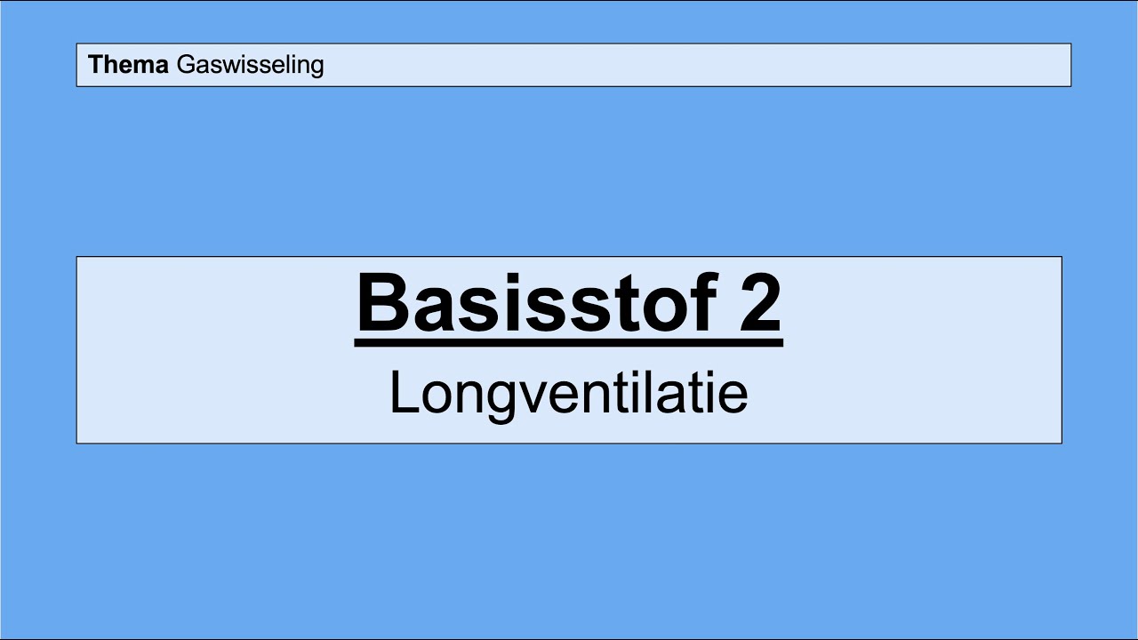 Havo 5 | Gaswisseling En Uitscheiding | Basisstof 2 Longventilatie ...