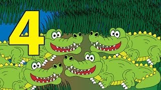 Counting Crocodiles 1 to 10 - Learn to Count Crocodile Numbers 1 to 10 - Stories for Children