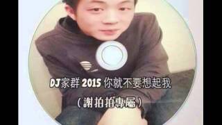 DJ家群 2015 你就不要想起我 (謝拍拍專屬) 客製CD