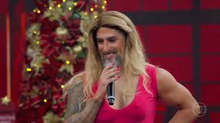 Marcos Mion dubla Mariah Carey na 'Batalha do Lip Sync Domingão Com Huck 03/11/2024