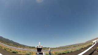 Jet-powered glider launch