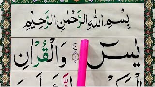 Surah Yaseen Word by Word || Learn Surah Yasin With Tajweed ||  Yasin Surah Full HD Quran  [سورۃ یس]