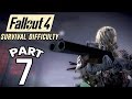 Fallout 4 Survival Difficulty SNIPER Walkthrough Gameplay - Part 7 1080p 60FPS PC/PS4