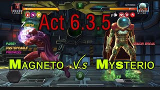 Act 6.3.5 Mysterio boss with Magneto // #mcoc ( Marvel Contest Of Champions )