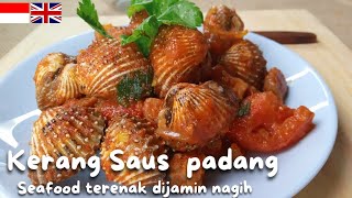 Kerang dara saus padang, seafood super enak, dijamin nagih