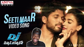 Seeti Maar Video Song | DJ Video Songs | Allu Arjun | Pooja Hegde | DSP (REACTION)