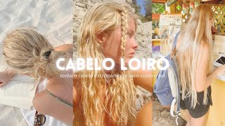 ❝cabelo loiro | ᶠᵒʳᶜᵉᵈ ᵉ ᵈᵉᵗᵃˡʰᵃᵈᵒ