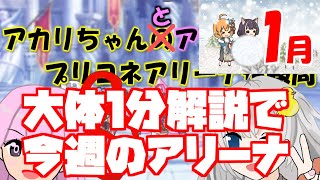 【プリコネR】大体1分解説で今週のアリーナ【バリーナ】【プリーナ】