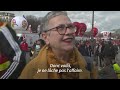 retraites réactions de manifestants lors de la 8e journée de mobilisation afp