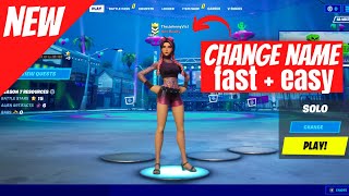 Fortnite Tutorial- How to CHANGE YOUR NAME on Ps4 Ps5 PC Xbox Switch Xbox one Mo