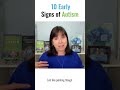 10 Early Warning Signs of Autism