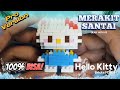 Merakit santai Lego Bricks Hello kitty Blue M3018