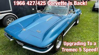 1966 Corvette 427/425HP Transmission Upgrade, Tremec TKO 600, Big Block Convertible 427 C2 Vette