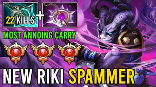 New 7.37 Epic Carry Grandmaster Tier Riki Crazy Backstab Disperser Nullifier Annoying Carry Dota 2