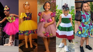 MISHONO MIPYA YA WATOTO ANKARA KIDS STYLES AFRICA PRINT AFRICA CHILDREN FASHION DESIGN KKIDS DRESS