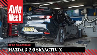 Op de rollenbank - Mazda 3 2.0 SkyActiv-X - 2021
