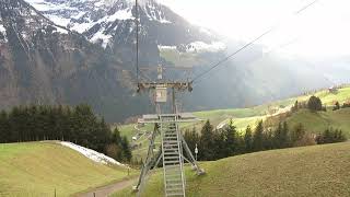 Luftseilbahn Kipfen - Tristel Talfahrt 2020 - cable car Switzerland