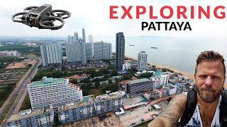 Urban Exploration in Pattaya and visiting a CLEAN beach close to Jomtien Pattaya.