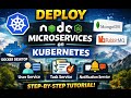 Deploy Node.js Microservices on Kubernetes (Docker Desktop) | MongoDB & RabbitMQ | Step-by-Step