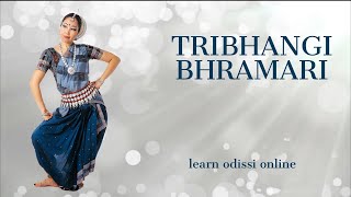 Tribhanga Biparita Bhramari  I ODISSI DANCE for Beginners I Learn Odissi Online