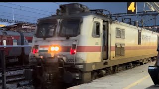 “22414”Madgaon rajdhani express journey with WAP 7 “30301” Beast