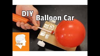 BUILD A BALLOON CAR THAT WORKS!! DIY Newton Car-Vehicle