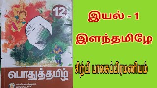 #XII-தமிழ்#இளந்தமிழே#சிறந்த விளக்கத்துடன்#