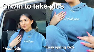 grwm to take pictures | spring 2021