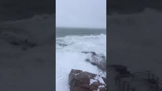 Waves Slam Thunder Hole, Bar Harbor, Maine