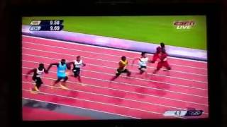 LONDON 2012 Olympic Men's 100m semi-final 3 winning (YOHAN