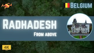 Radhadesh: A Stunning Aerial View of ISKCON Temple in Belgium | DJI Mini 2 | 4K Drone Video