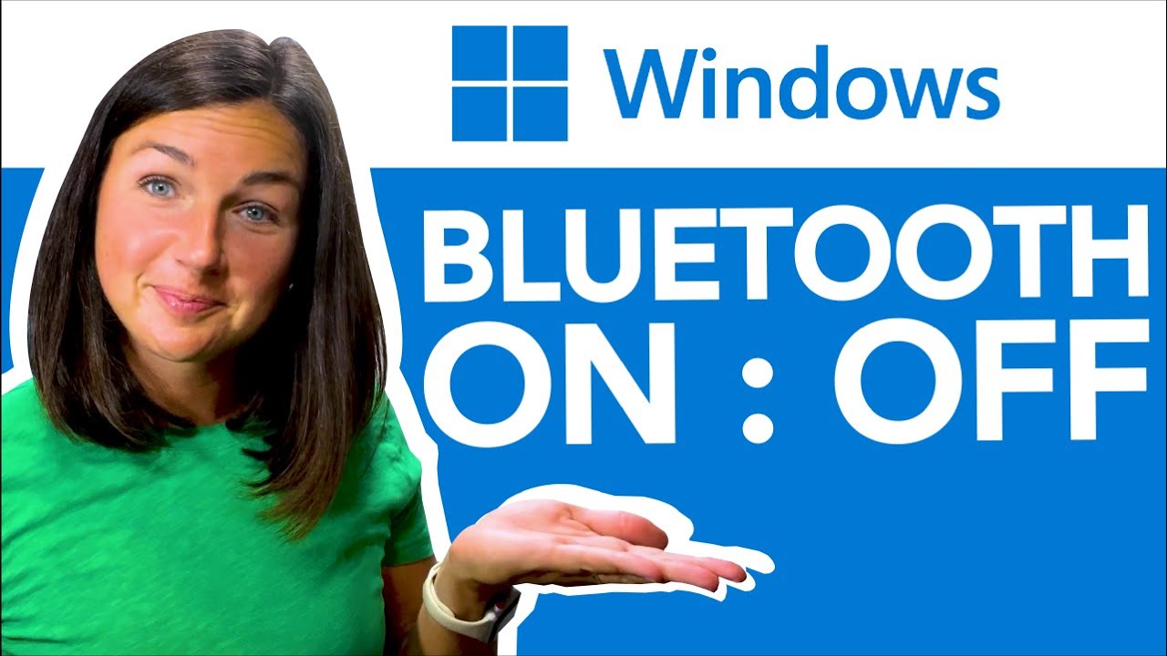 How To Turn Bluetooth On Or Off On A Windows PC Computer - Windows OS ...