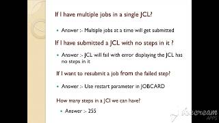 JCL interview questions | Mainframe JCL