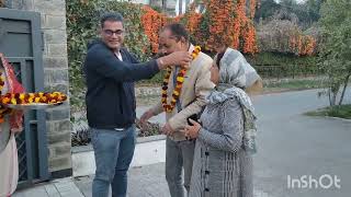 Warm welcome for Mom \u0026 Dad at home after their trip to Mahakumbh. #trip #mahakumbh2025 #blessed