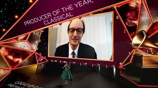 David Frost Wins Producer Of The Year, Classical | 2021 GRAMMY Awards Show Acceptance Speech