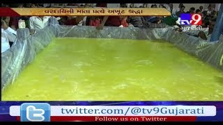 Rupal ni Palli| More than 10 lakh devotees offer ghee to Vardayini Mata,Gandhinagar- Tv9