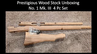 Prestigious Wood No. 1 Mk III Enfield Stock Set Unboxing