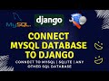 How to Connect MySQL database with Django Project | Beginners Tutorial